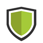 data protection icon of a shield by Erin Gibbs