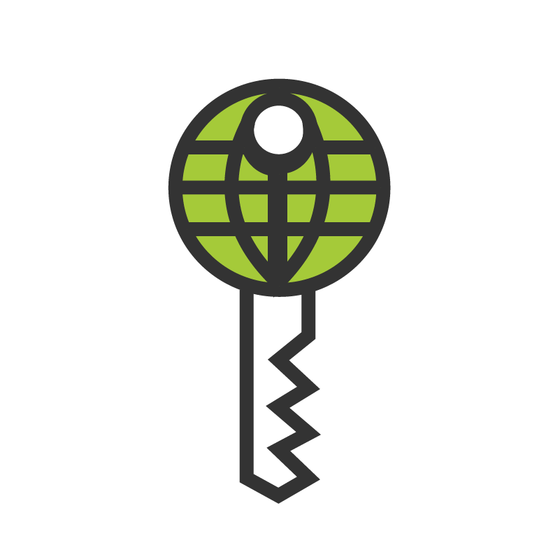 Internet security key icon by erin gibbs