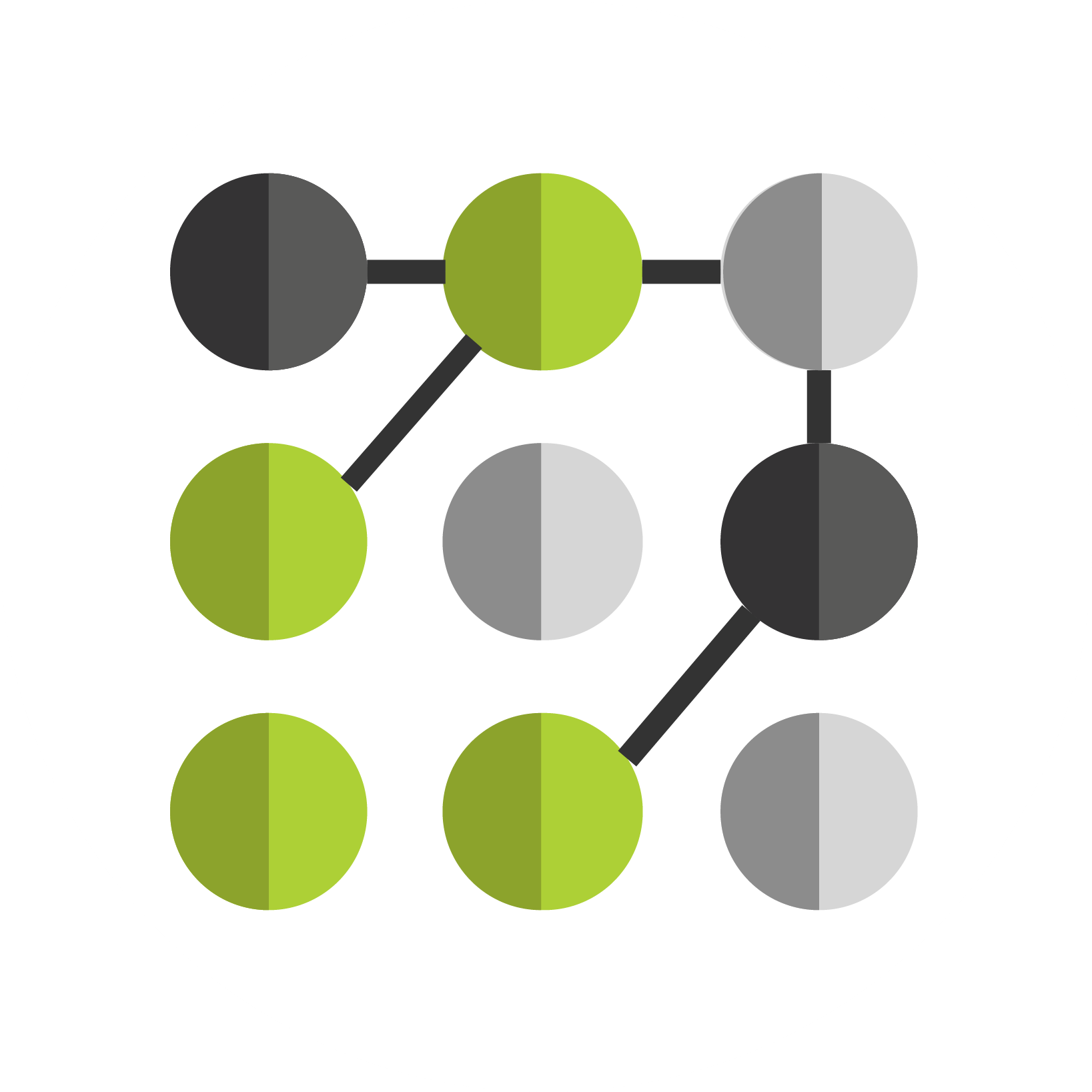 managed it services icon by erin gibbs - displays network connectivity